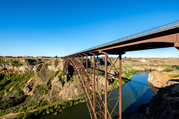 brug met voetpaden | Twin Falls